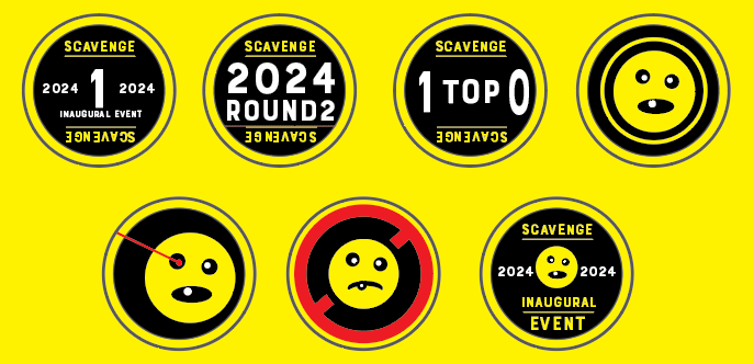 A series of badges that can be earned by participating in a game